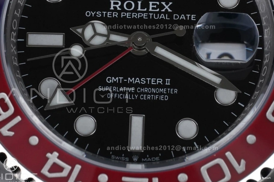 BLRO On 904L Best ARF GMT SS Pepsi Jubilee HighQuality 126710 New SH3285 Edition 1:1 II (UV Master Bezel V 862 Bracelet ) 0720